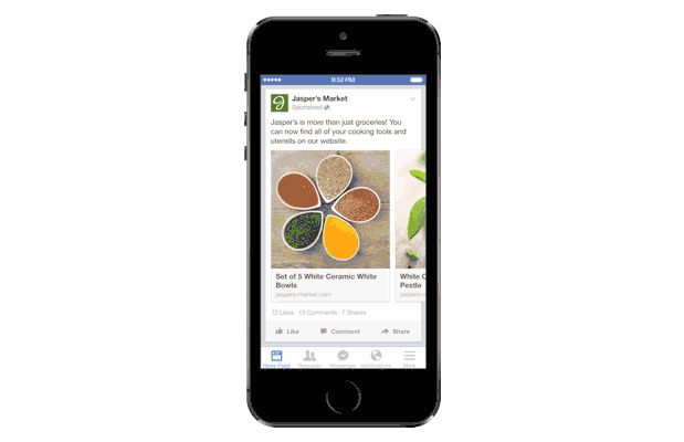 Mobile Facebook Anúncios Multiprodutos